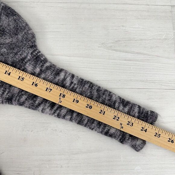 Ted Baker Jumper Sweater Women US 10 Extreme Sleeve Pullover Wool Mohair Gray - Picture 13 of 16